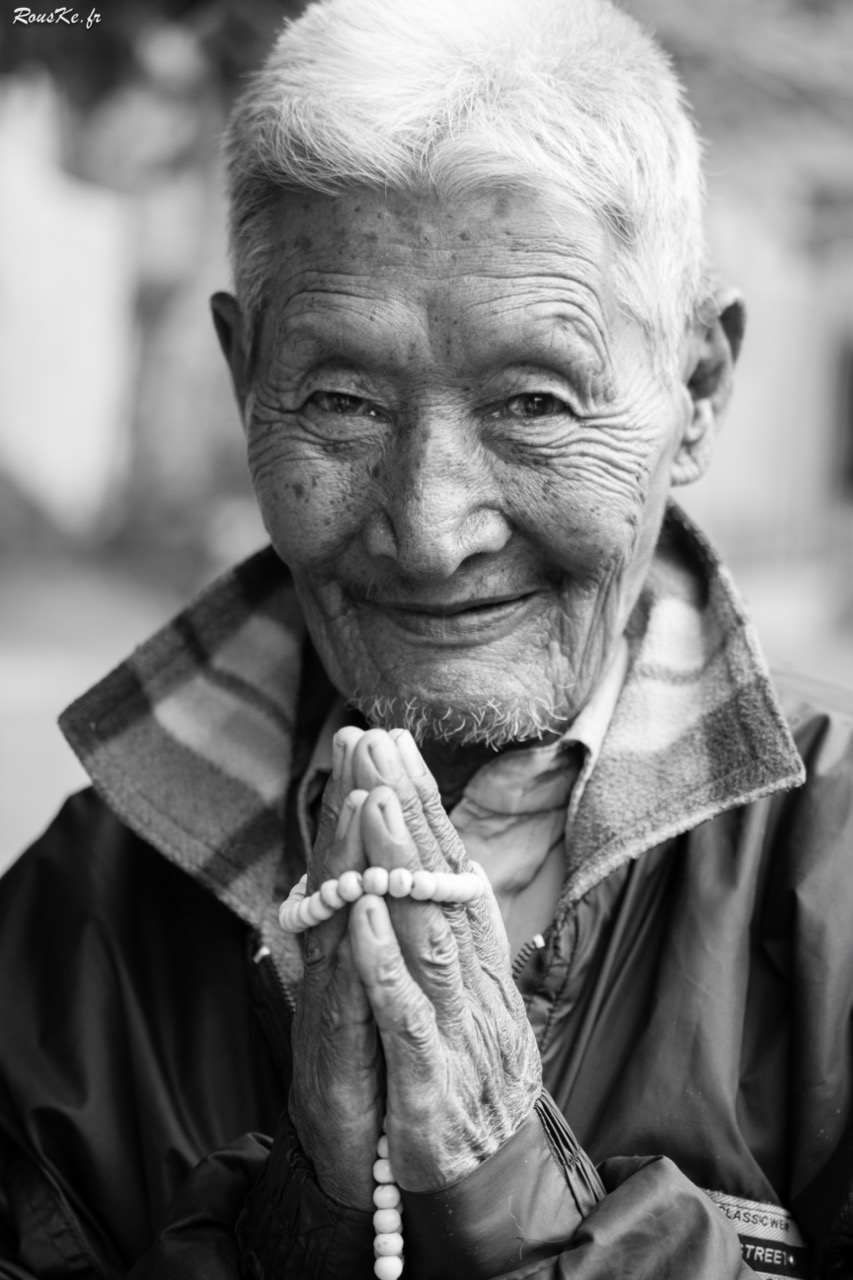 Portrait, un ancien